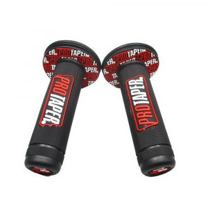 Universal Motorcycle Hand Grips 22mm Dirt Bike Motocross Rubber Motorbike Bike  red