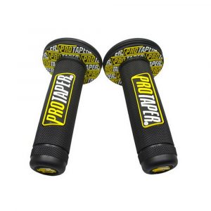 Universal Motorcycle Hand Grips 22mm Dirt Bike Motocross Rubber Motorbike Bike  yellow