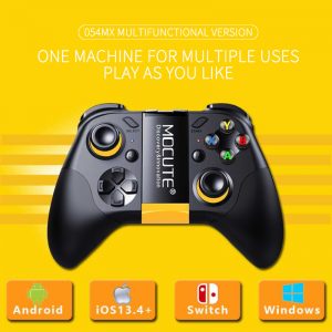 054MX Game handle Bluetooth Gamepad for Android IOS13.4 for?Nintendo Switch  black