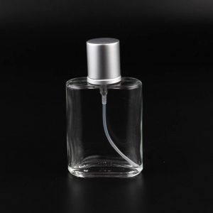 30ml Refillable Perfume Glass Spray Bottle Portable Travel Automizer Empty Cosmetic Container 30 ml clear grey