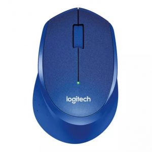 Logitech M330 Wireless Mouse Silent Mouse with 2.4GHz USB 1000DPI Optical Mouse for Office Home  blue
