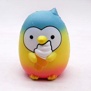 Ice Cream Penguin Pu Simulation Decompression Toy Super Soft Very Slow Rising Squishies  Multicolor_15.5 * 12.5 * 10cm