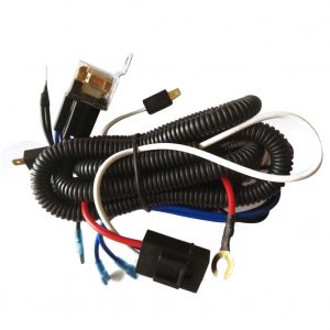 12 V 80A Car Horn Relay Wiring Harness Kit For Grille Mount Blast Tone Horns black