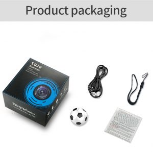 Mini Football HD 1080P WIFI Mini Camera Waterproof Shell CMOS Sensor Night Vision Recorder Camcorder  As shown