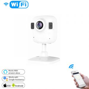 Smart Life Wireless HD 1080P IP Camera Infrared Audio Night Vision Work Remote Control white