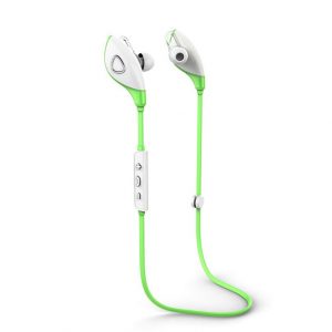 4.1 Bluetooth Earphone Earloop Earbuds Stereo Bluetooth Headset Wireless Sport Earpiece Handsfree green