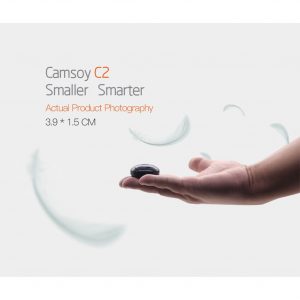 Mini Magnetic Attraction HD Wide Angle Wireless Camera with Night Vision  black