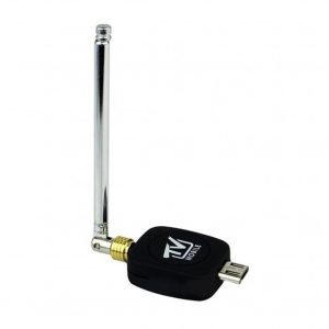 Black Micro USB Digital TV Receiver DVB-T for Android Mobile Phone/EZTV Ultra - Miniature black