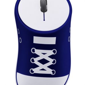 Shoes Shaped Wireless Mouse Portable Mobile Optical Mouse with USB Receiver 2.4GHz Game Ergonomic Mouse  blue