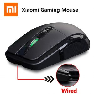 Original Xiaomi Wireless Mouse Gaming USB 2.4GHz 7200DPI RGB Backlight Mouse for Laptop black