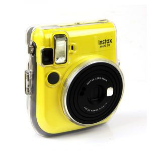 Transparent Case Crystal Shell with Strap for Instant Mini70 Camera Accessories for Fuji Fujifilm Instax mini 70  Transparent