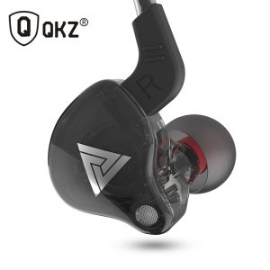 AK6 Sports Earphone Universal Headphone In-Ear Stereo Subwoofer Headset with Micphone Compatible for Mobile Phone Computer black