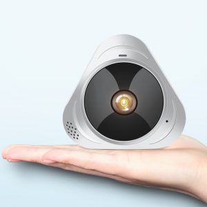 Security Camera Panoramic Camera 360-degree Rotating Smart Home HD WIFI Wireless Network Surveillance 1 million pixels_EU Plug