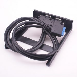 Desktop PC Front Floppy Drive 19/20 Pin to USB 3.0 Front Panel Extender Panel  USB3.0
