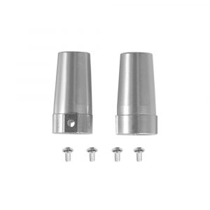 1/10 SCALE TRUCK ALUMINUM Rear Cup Axle Lock-Outs + 2 Bearing Set Black For Rock Crawler Axial Wraith Silver