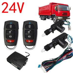 2 Door Remote Control Car Central Lock Locking Security System Keyless Entry Kit black