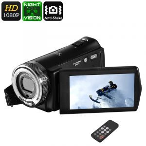 1080P Video Camera Full HD 16X Digital Zoom Recording Camcorder with Night Vision V12