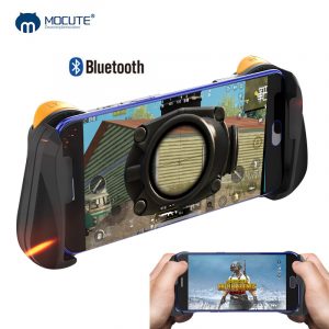 MOCUTE-057 Bluetooth 4.0 Gamepad PUBG Controller PUBG Mobile Triggers Joystick Wireless Joypad for iPhone XS Android Tablet  black