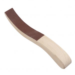 2pcs PO-06 Piano Sanding Board Elbow Head Piano Tuning Tools Solid Wood Felt Polishing Hammer Repair Tool Musical Instrument Wood color