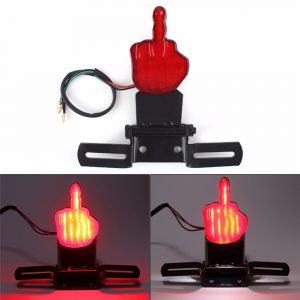 Universal LED Vintage Taillight Brake Stop Lamp Motorcycle Retro Tail Light As shown
