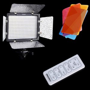 Yongnuo YN-300 LED Camera Video Light Lamp Illumination Dimming Photography Light for Canon Nikon Camera  EU plug