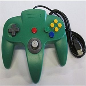 N64 USB N64 ABS Gamepad Controller Joystick PC Computer Game Handle green