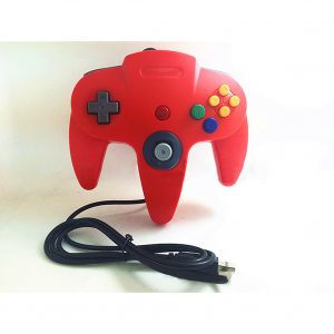 N64 USB N64 ABS Gamepad Controller Joystick PC Computer Game Handle red
