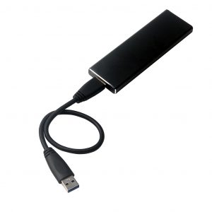 External Hard Drive Enclosure A1466 for 2012 MacBook Air SSD USB 3.0 to A1465 for MD223 MD224 MD231 M232 SSD Adapter Enclosure black