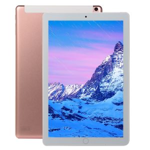 10.1 Inch Android 8.0 Ten-Core Tablet PC 4+64G WIFI Bluetooth HD Touch Screen Rose gold_UK plug