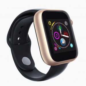 Smart Wristband Z6 Bluetooth Smart Watch with Call Information Reminder Step-counting Function Gold