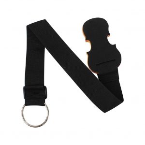 CA-36 Cello Non-slip Pad Violin Shape Nylon Solid Wood Aluminum Alloy Strong Absorption Mat Wood color_3200031