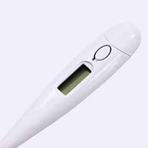 Pet Electronic Digital Thermometer for Cats Dogs Fevers Colds Measuring white