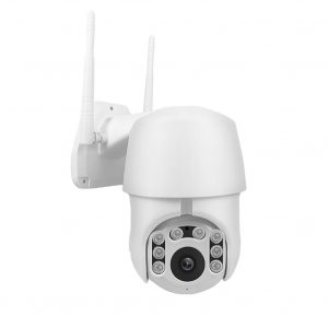 IP Camera WiFi HD 1080P Wireless Speed Dome CCTV IR Camera Outdoor Security IP Camara Exterior white_No power