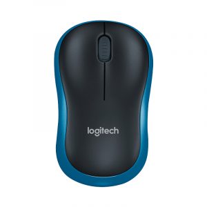 Logitech M186 Mouse Optical Ergonomic 2.4GHz Wireless USB 1000DPI Mice Opto-electronic Both Hands Mouse for Laptop blue