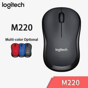 Logitech M220 Wireless Mouse Silent Mouse with 2.4GHz High-Quality Optical Ergonomic PC Gaming Mouse for Mac OS/Window 10/8/7 Grey M220 mute