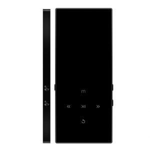 Portable Bluetooth 4.2 MP3 Player Built-in Speaker High Sound Quality Music Player with FM E-Book Recorder black