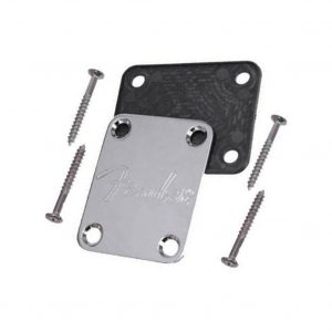 Electric Guitar Bass Neck Plate Guitar Neck Joint Board Silver