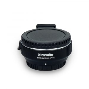 Commlite CM-AEF-MFT Electronic AF Lens Adapter Ring for Canon EF/EF-S Lens to Micro (M4/3) Cameras black