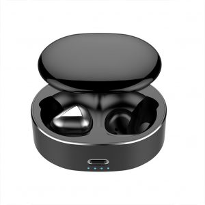 Wireless Earphone TWS Wireless Binaural Sports Bluetooth Headphone Metal Subwoofer Stereo Bluetooth Headset Black