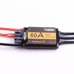 VGOOD 60A 2-6S 32-Bit Brushless ESC With 5A SBEC for Fixed Wing RC Airplane ACP014