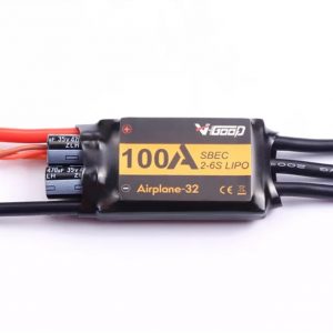 VGOOD 100A 2-6S 32-Bit Brushless ESC With 5A SBEC for Fixed Wing RC Airplane ACP016