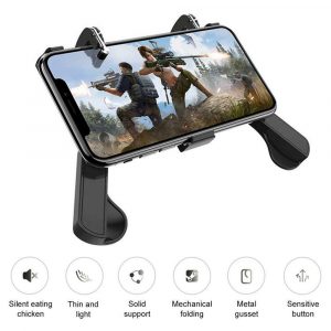 Mobile Gamepad Controller Phone Triggers Joystick For IPhone Android black