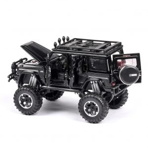1:32 G63 G500 Metal Alloy Car Model Toy  with light Sound for Kids black