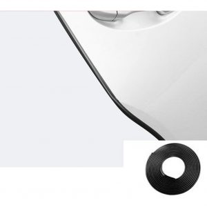 Universal Car Door Edge Guards Trim Styling Moulding Protection strip Scratch Protector For Car Vehicle Electroplated blue_10 meters