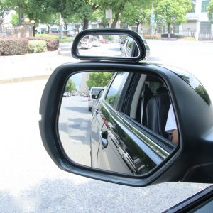 Mini Rearview Car Mirror Assitant Wide Angle Trapezoid Blind Spot Side Rear View Mirror Single pack