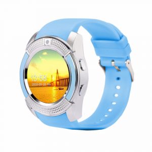 Y1 Bluetooth Smart Watch With Touch Screen Camera / SIM Card Slot Waterproof Smart Watch blue