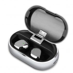 X26 Wireless Bluetooth Earphones for Both Ears Bluetooth 5.0 Headset Silver