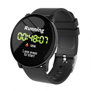 W8 Smart Watch Ladies Weather Forecast Fitness Sports Tracker Heart Rate Monitor Smartwatch Android Women Men's Watches Smart Bracelet black