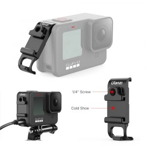 G9-6 Battery Side Door Multi-function Expansion Sports Camera Cold Shoe Side Cover for GoPro9 black