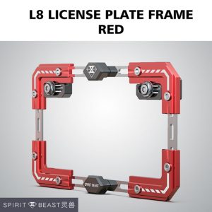 Universal Motorcycle License Plate Holder Number Bracket Frame red